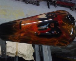 Airbrushing,oslikavanje dijelova motora !