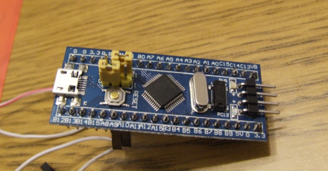 Use cheap STM32 development board with arduino